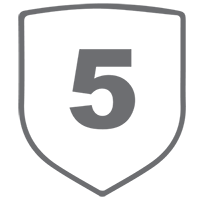 5 Year Shield