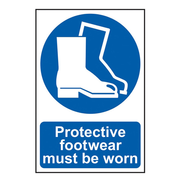 Scan Protective footwear must be worn