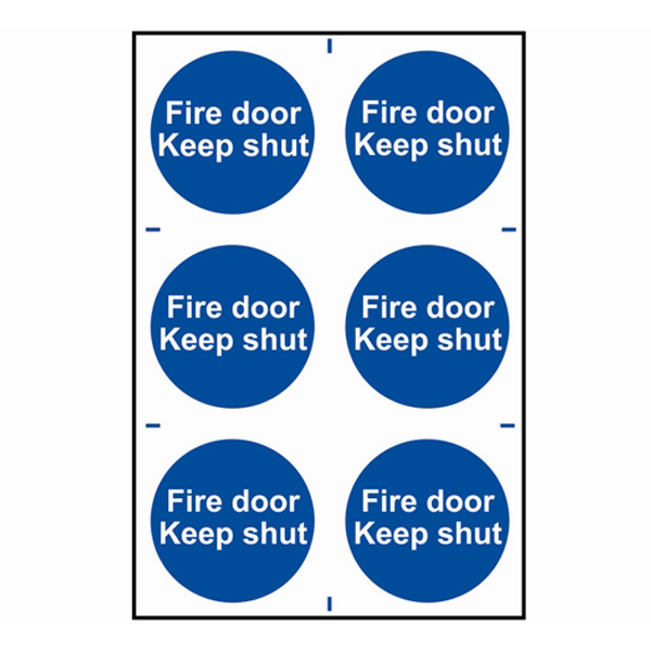 Scan Fire door Keep shut
