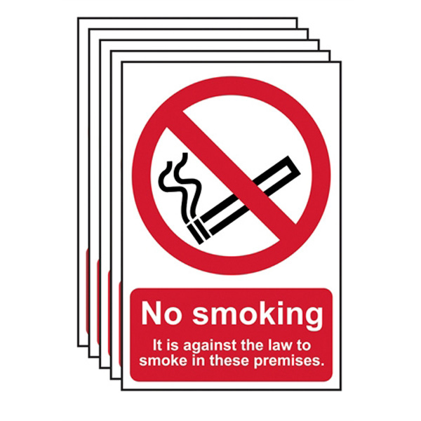 Scan No smoking It is against the law to smoke on these premises