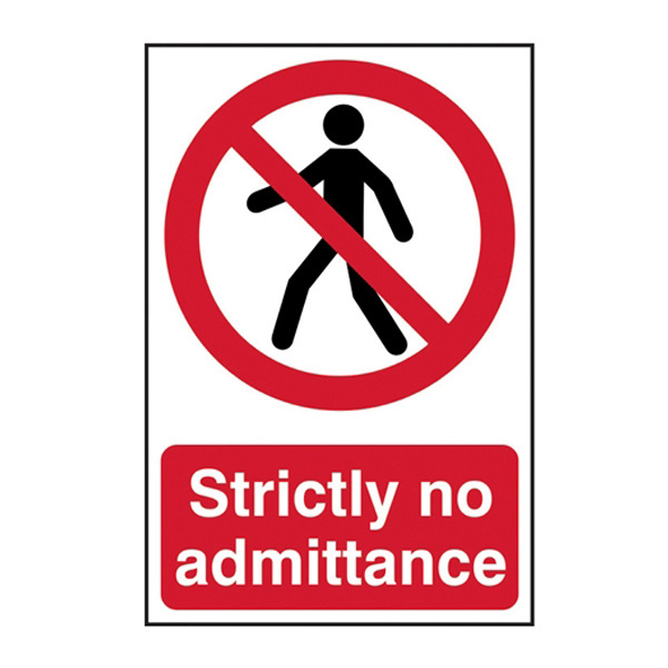 Scan Strictly no admittance