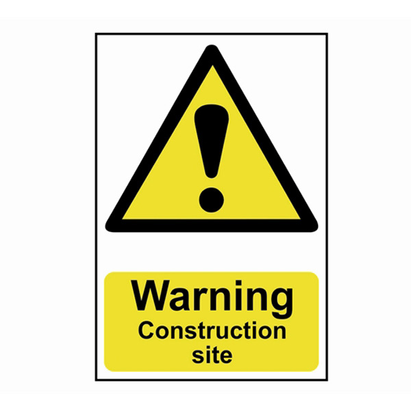 Scan Warning construction site