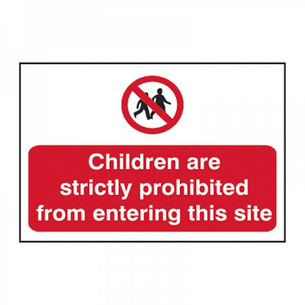 Scan Children are strictly prohibited from entering this site