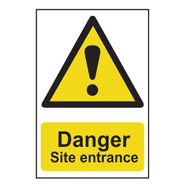 Scan Danger Site entrance