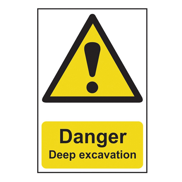 Scan Danger Deep excavation