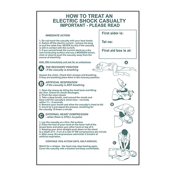 Scan How to treat an electric shock casualty