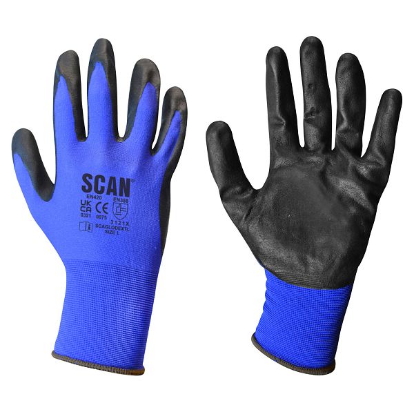 Scan Max Dexterity Nitrile Gloves