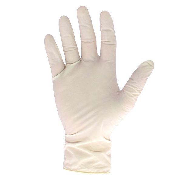Scan Natural Latex Examination Gloves (Box of 100)