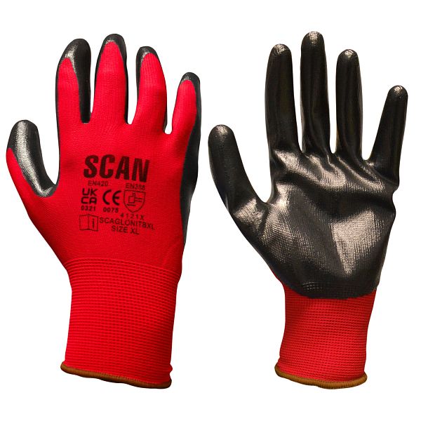 Scan Nitrile Coated Knitted Gloves