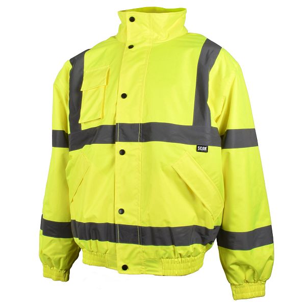 Scan Hi-Vis Bomber Jacket Yellow