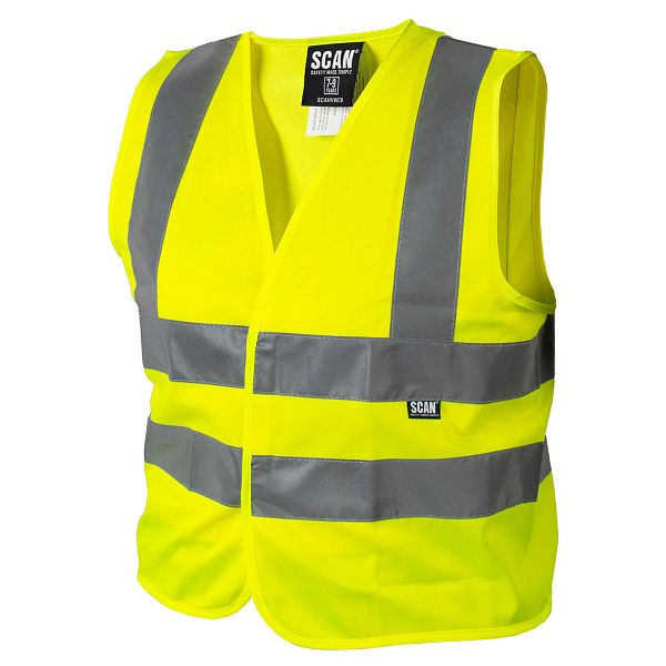 Scan Hi-Vis Childrens Waistcoat Yellow