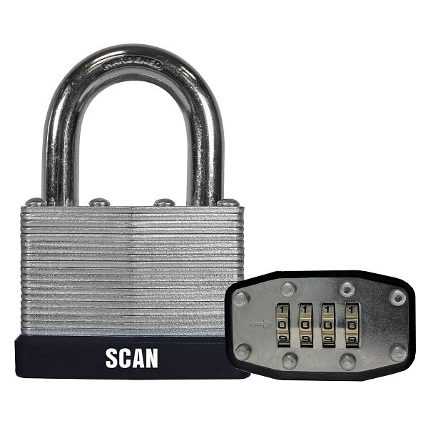 Scan Laminated Steel Combination Padlock