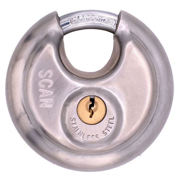 Scan Stainless Steel Discus Padlock
