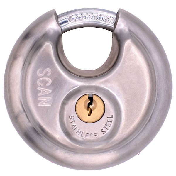 Scan Stainless Steel Discus Padlock