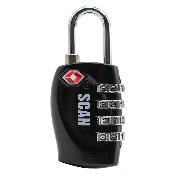 Scan TSA Zinc Alloy Combination Padlock 31mm