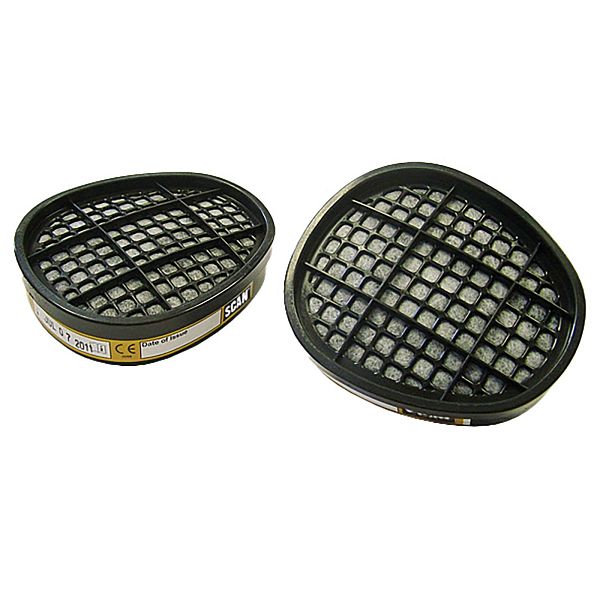 Scan Twin Half Mask A1 Filter Cartridge (Pack of 2)