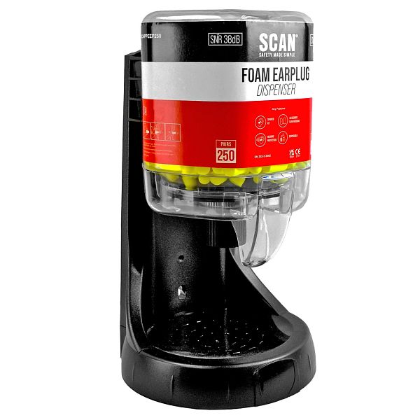 Scan Ear Plug Dispenser SNR38 (250 Pairs)