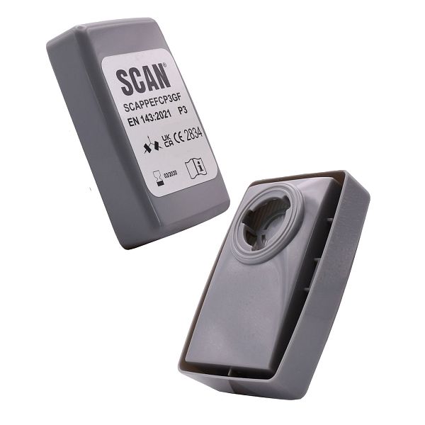 Scan Twin Filter Cartridge P3 Glass Fibre