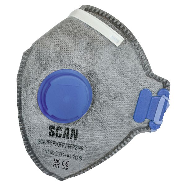 Scan Premier Fold Flat Odour Valved Mask FFP2