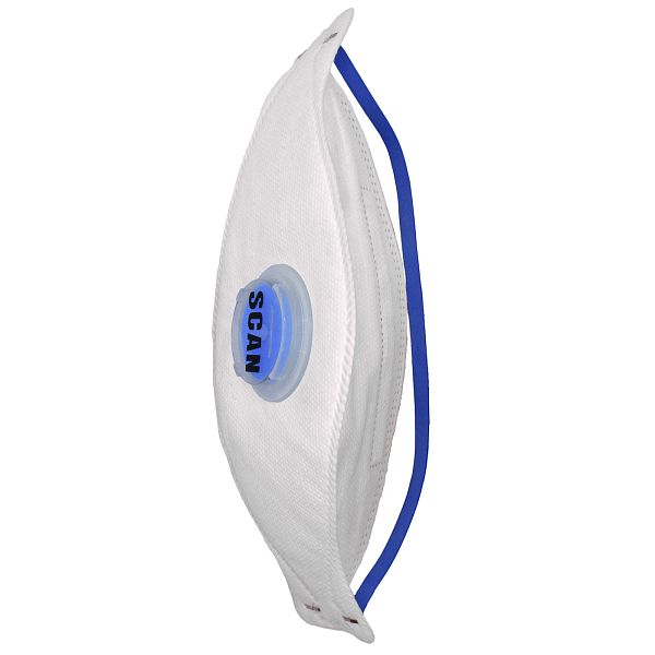 Scan Tri Fold Valved Disposable Mask FFP2 (3)