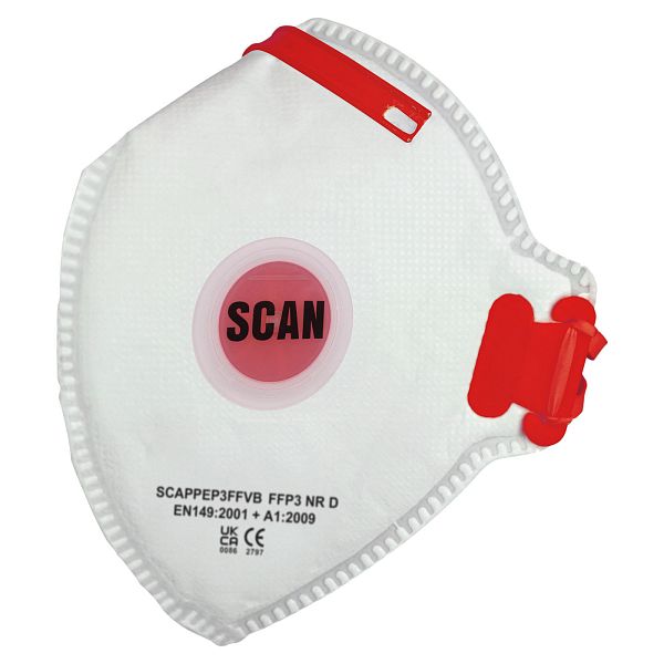 Scan Fold Flat Valved Disposable Mask FFP3 (10)