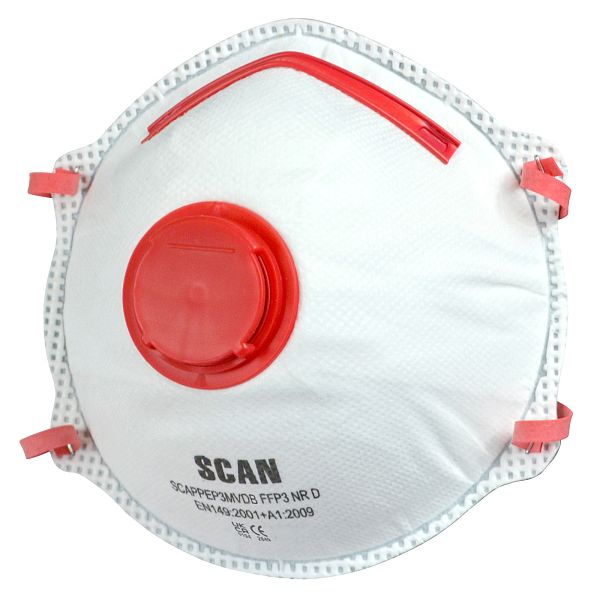 Scan Premier Valved Disposable Mask FFP3