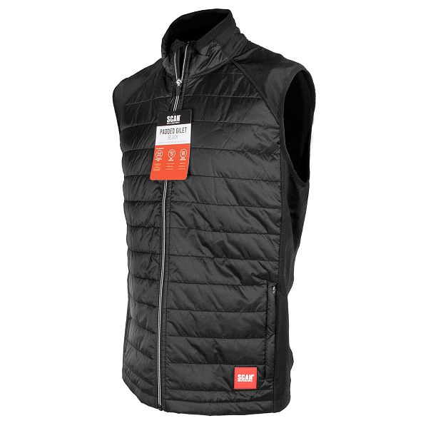 Scan Padded Gilet with Stretch Back