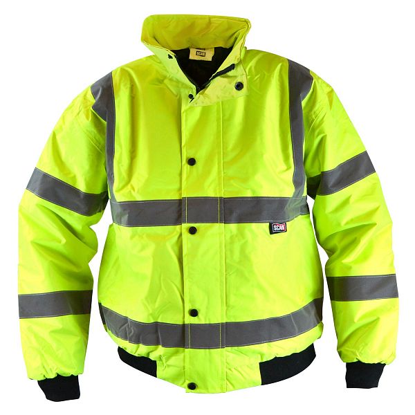 Scan Hi-Vis Bomber Jacket Yellow