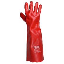 Scan PVC Gauntlet Gloves 45cm