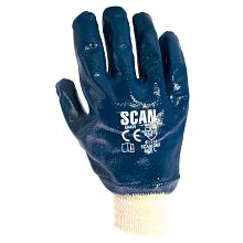 Scan Nitrile Knitwrist Heavy-Duty Gloves