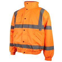 Scan Hi-Vis Bomber Jacket Orange