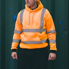 Scan Hi-Vis Hoodie Orange