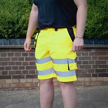 Scan Hi-Vis Holster Shorts Yellow