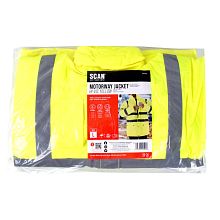 Scan Hi-Vis Motorway Jacket Yellow