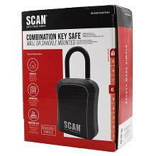 Scan Keysafe 4 Dial Combination with Removable Shackle