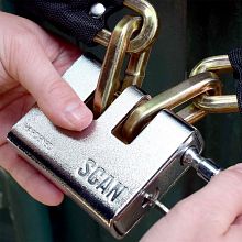 Scan Armoured Chain Padlock