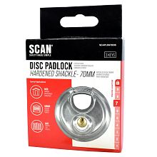 Scan Stainless Steel Discus Padlock