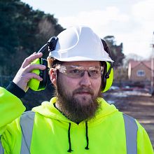 Scan Helmet Mounted Ear Defender (SNR30)