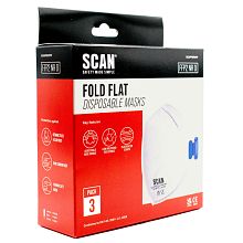 Scan Fold Flat Disposable Mask FFP2