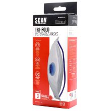 Scan Tri Fold Valved Disposable Mask FFP2 (3)