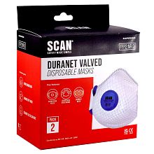 Scan Duranet Valved Disposable Mask FFP2