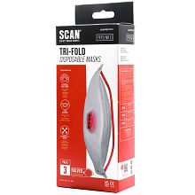 Scan Tri Fold Valved Disposable Mask FFP3 (3)