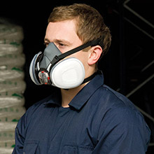 Scan Twin Half Mask Respirator with P2 Cartridges