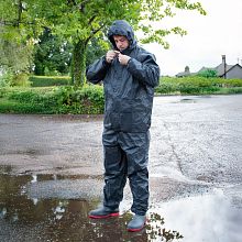 Scan Rain Suit Black
